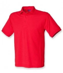 Henbury Heavy Poly/Cotton Pique Polo Shirt