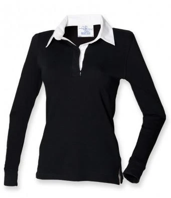 Front Row Ladies Classic Rugby Shirt 4 Front Row Ladies Classic Rugby Shirt - Image 2