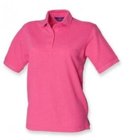 Henbury Ladies Cotton Pique Polo