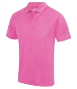AWDis Cool Polo Shirt Male - Electric Pink
