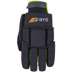Grays Proflex 1000 Glove Left Hand 18 Grays Proflex 1000 Glove Left Hand -Hockeycentre 6210605GloveProflex1000Black FluoroYellow Back