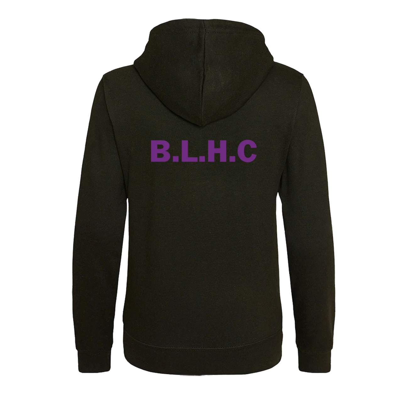 BLHC Black Unisex Zipped Hoodie 4 BLHC Black Unisex Zipped Hoodie - Image 2