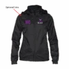 BLHC Black Womens Lightweight Jacket 1 BLHC Black Womens Lightweight Jacket -Hockeycentre BLHCLadiesBlackRainJacketGH113PNG