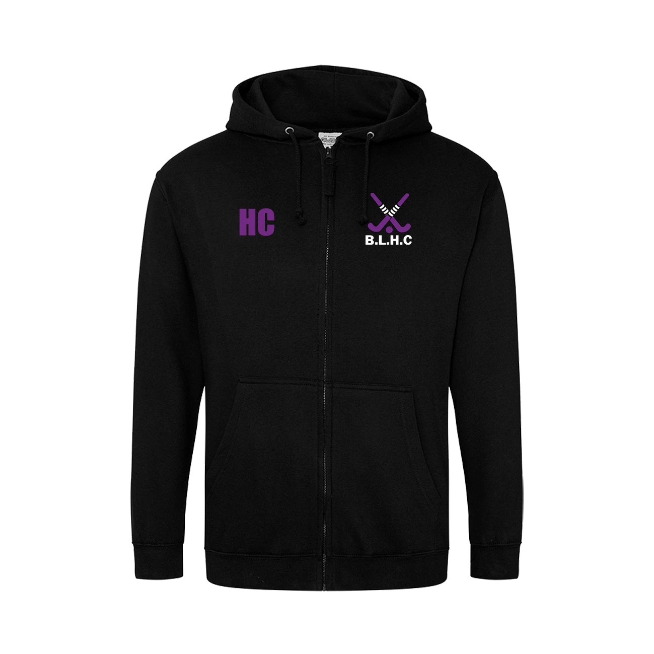 BLHC Black Unisex Zipped Hoodie 3 BLHC Black Unisex Zipped Hoodie