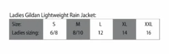 BLHC Black Womens Lightweight Jacket -Hockeycentre GH113LadiesGildanJacketSizingChart fc527db8 637d 4c1f b3e7 f95d7ca3924d
