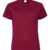 AWDis Cool Polo Shirt Female - Burgundy