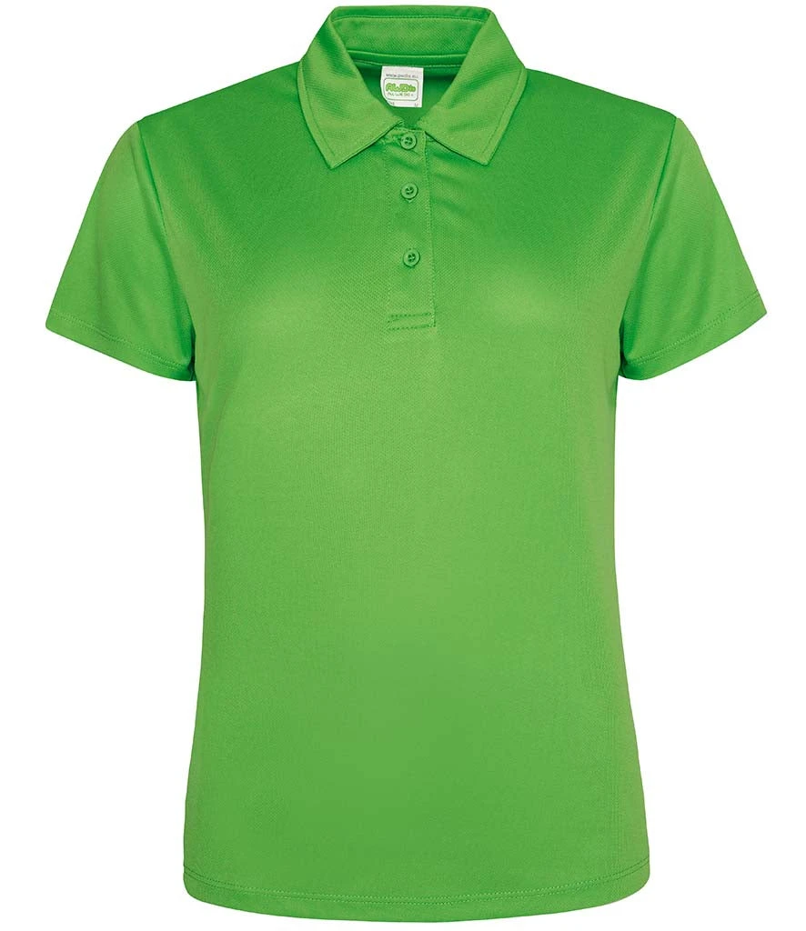 AWDis Cool Polo Shirt Female - Lime Green 3 AWDis Cool Polo Shirt Female - Lime Green