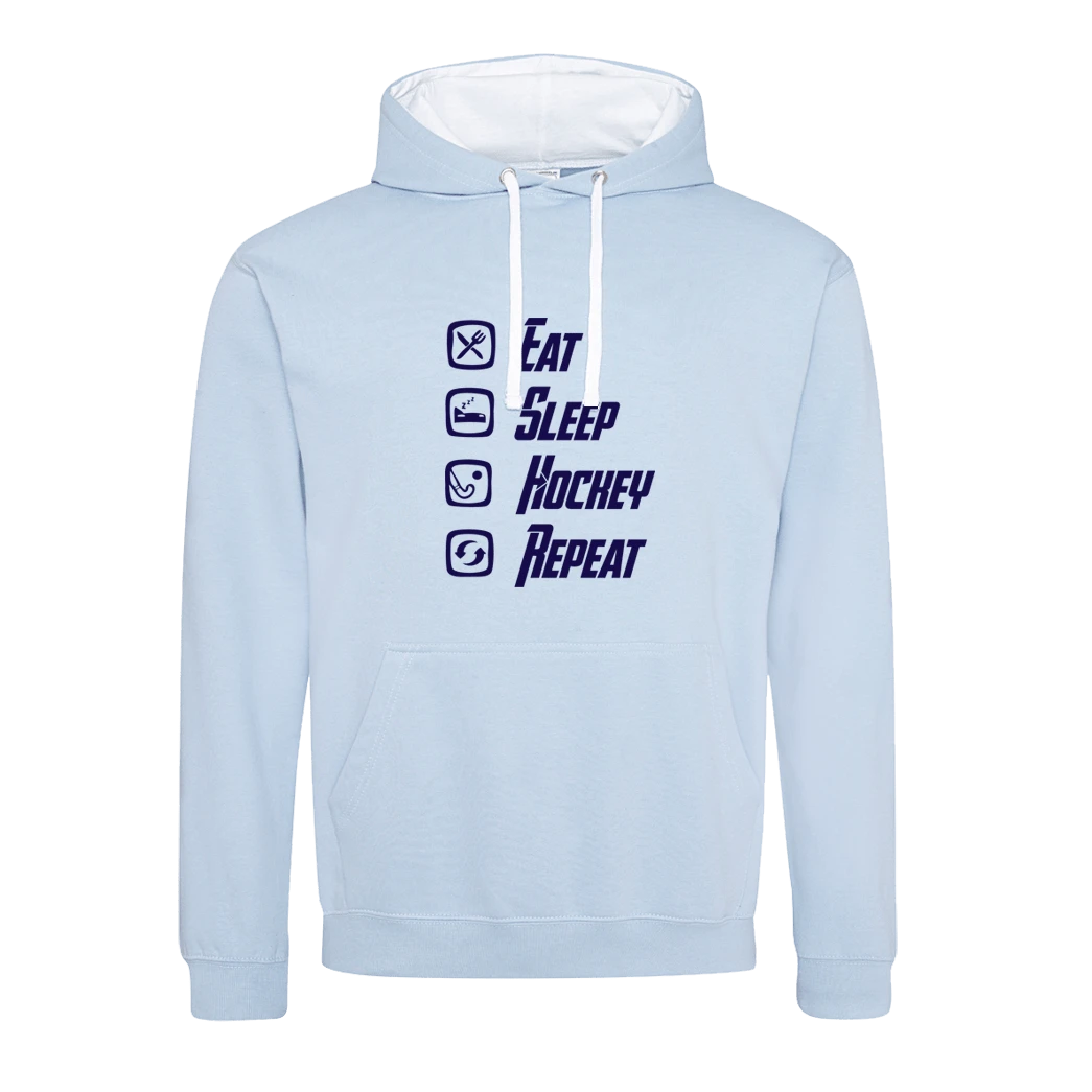 Eat, Sleep, Hockey, Repeat SKY Hoody 4 Eat, Sleep, Hockey, Repeat SKY Hoody - Image 2