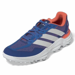 Adipower Hockey 3 Royal Blue (2025) 22 Adipower Hockey 3 Royal Blue (2025) -Hockeycentre JH7910 11 FOOTWEAR 3D Rendering SideLateralLeftView transparent